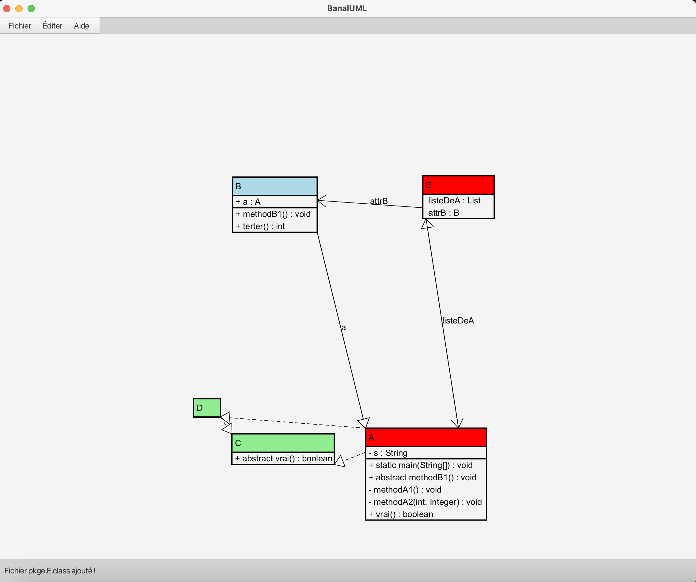 Générateur de diagramme de classe